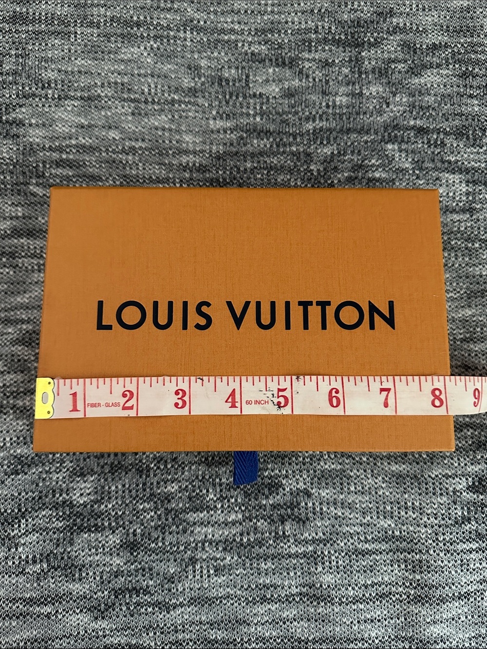 Louis Vuitton Orange Box with Blue Ribbon Pull